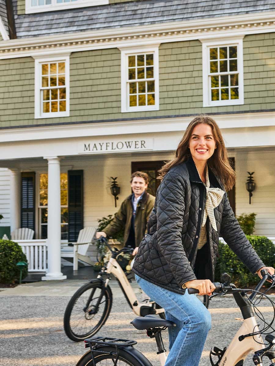 E-bikes at the Mayflower Inn
